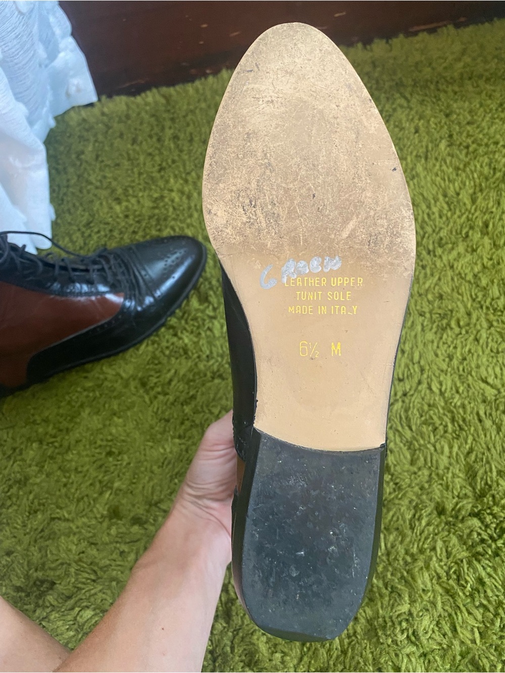 Lord & Taylor 80’s Vintage Two-Toned Leather Boots - Picture 12 of 13